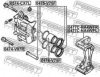 FEBEST 0476-V75F Piston, brake caliper